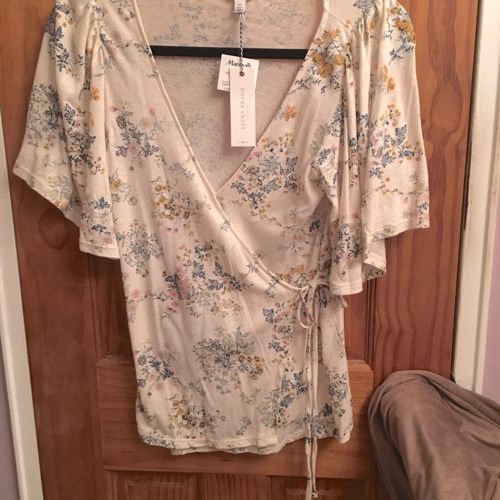 Lucky Brand XS/TP Floral Blouse New/Tags💐💐Host Pick💐💐 - Picture 3 of 8